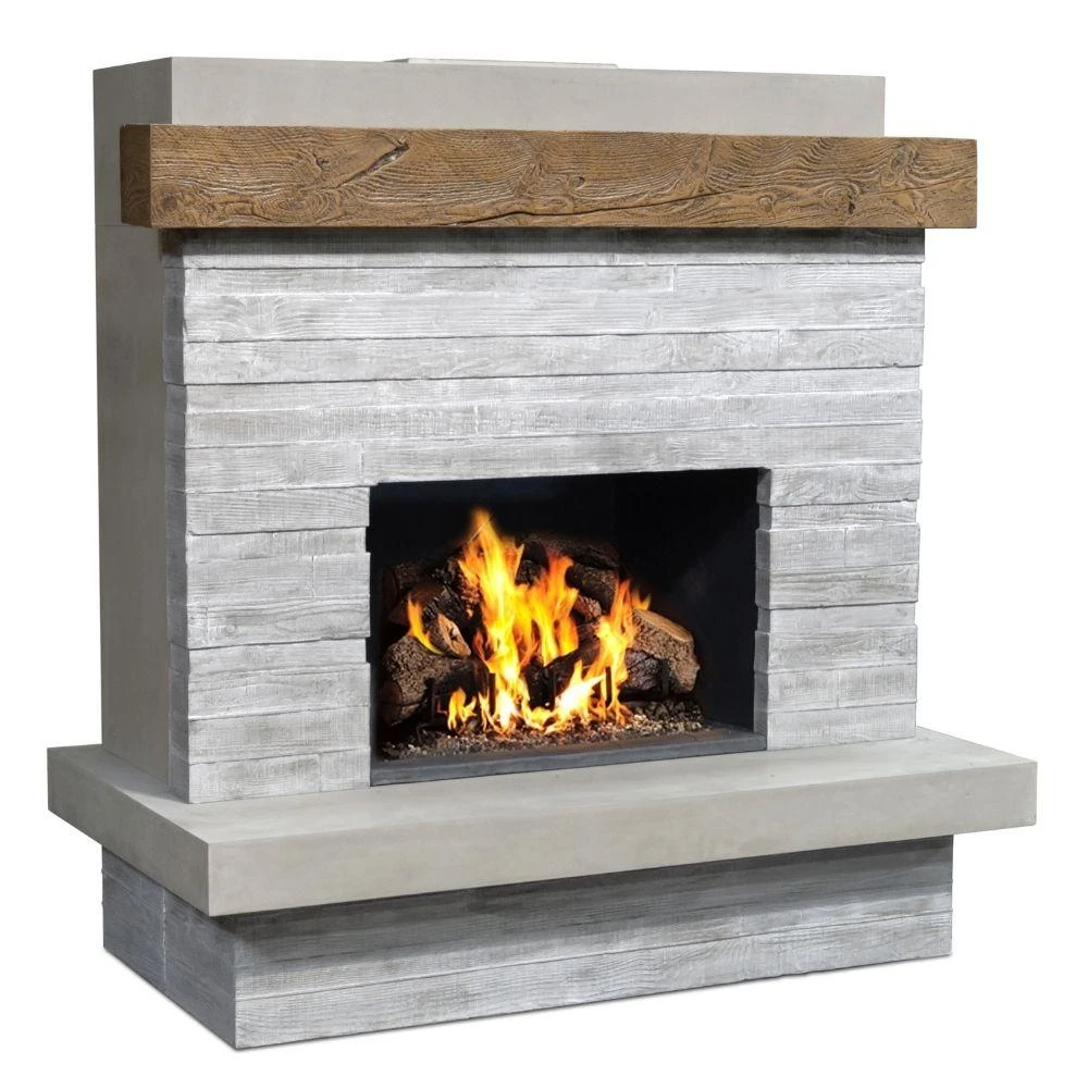 American Fyre Designs Brooklyn 68-Inch Freestanding Outdoor Gas Fireplace 1 American Fyre Designs Brooklyn 68-Inch Freestanding Outdoor Gas Fireplace
