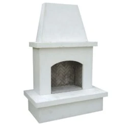American Fyre Designs Contractor's Model 67-Inch Recessed Body And Hearth Outdoor Gas Fireplace