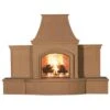 American Fyre Designs Grand Phoenix 113-Inch Freestanding Outdoor Gas Fireplace