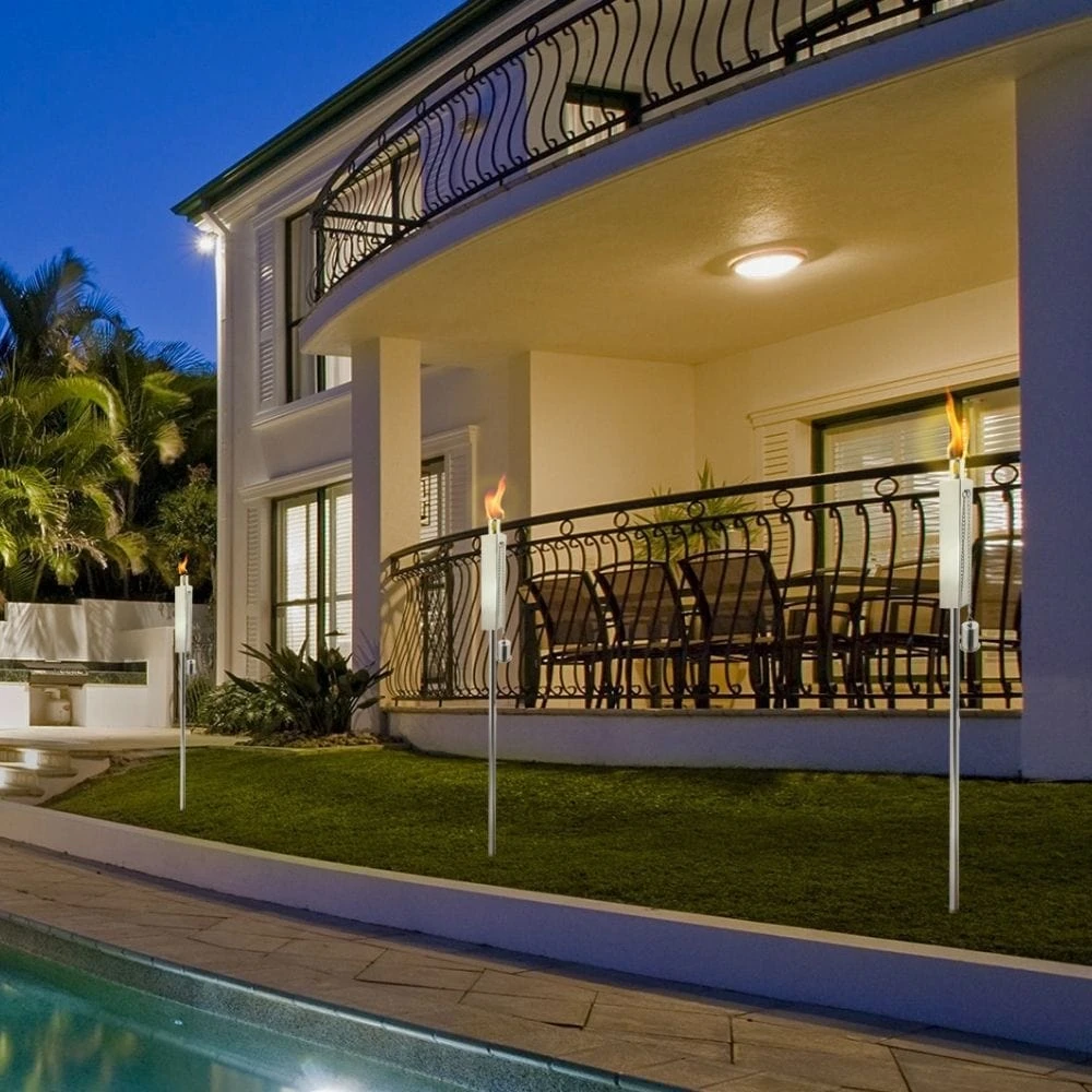 Anywhere Fireplace 65-Inch Polished Stainless Steel Rectangular Torch (90230) 2 Anywhere Fireplace 65-Inch Polished Stainless Steel Rectangular Torch (90230) - Image 2