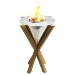 Anywhere Fireplace Southampton Teak 14-Inch Gel Torch