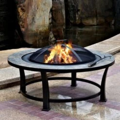 AZ Patio Heaters Slate Tile 40-Inch Round Fire Pit (FT-51216) 14 AZ Patio Heaters Slate Tile 40-Inch Round Fire Pit (FT-51216) -Empire || Superior || Grand Canyon Sales Shop az patio heaters az patio heaters slate tile 40 round fire pit ft 51216 28380904554590