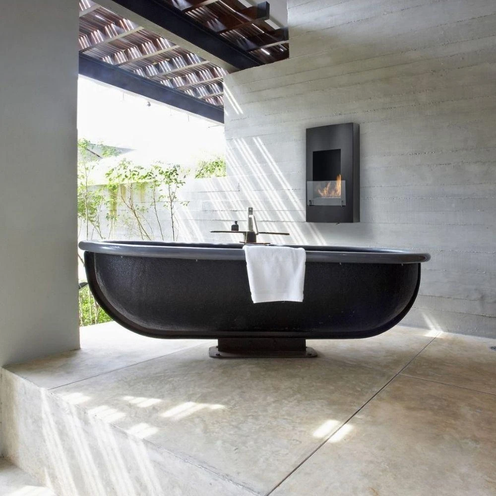 Eco-Feu Hollywood 19-Inch Wall Mounted / Built-in Ethanol Fireplace 2 Eco-Feu Hollywood 19-Inch Wall Mounted / Built-in Ethanol Fireplace - Image 2