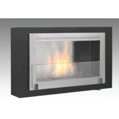 Eco-Feu Montreal 42-Inch Wall Mounted/Built-in Ethanol Fireplace -Empire || Superior || Grand Canyon Sales Shop eco feu montreal 42 inch wall mounted built in ethanol fireplace matte black with stainless interior wu 00129 sb 6 28041 00129 1 29673087402078