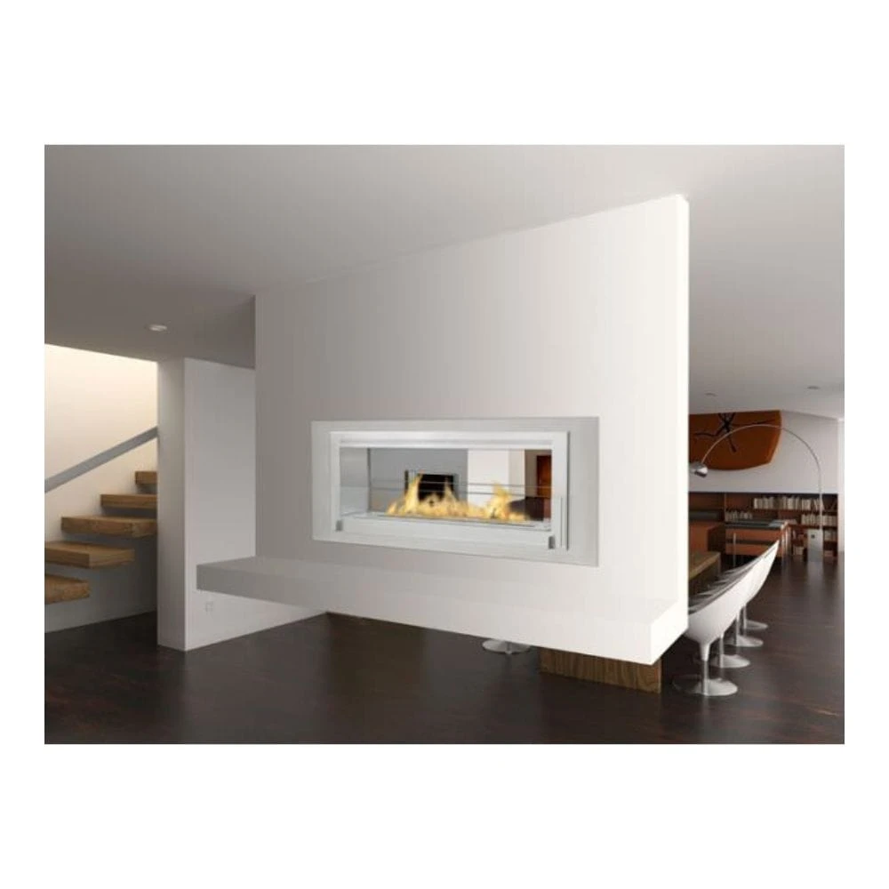 Eco-Feu Santa Cruz 63-Inch Built-in/Free Standing See-Through Ethanol Fireplace 7 Eco-Feu Santa Cruz 63-Inch Built-in/Free Standing See-Through Ethanol Fireplace - Image 7