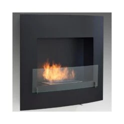 Eco-Feu Wynn 36-Inch Wall Mounted/Built-in Ethanol Fireplace