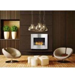 Eco-Feu Wynn 36-Inch Wall Mounted/Built-in Ethanol Fireplace -Empire || Superior || Grand Canyon Sales Shop eco feu wynn 36 inch wall mounted built in ethanol fireplace stainless steel wu 00072 ss 6 28041 00072 0 28797623304286