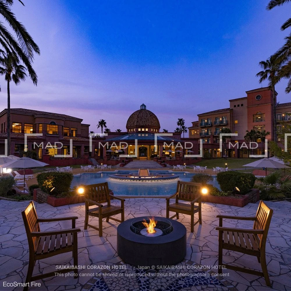 EcoSmart Fire Ark 39-Inch Round Concrete Fire Pit Table 10 EcoSmart Fire Ark 39-Inch Round Concrete Fire Pit Table - Image 10