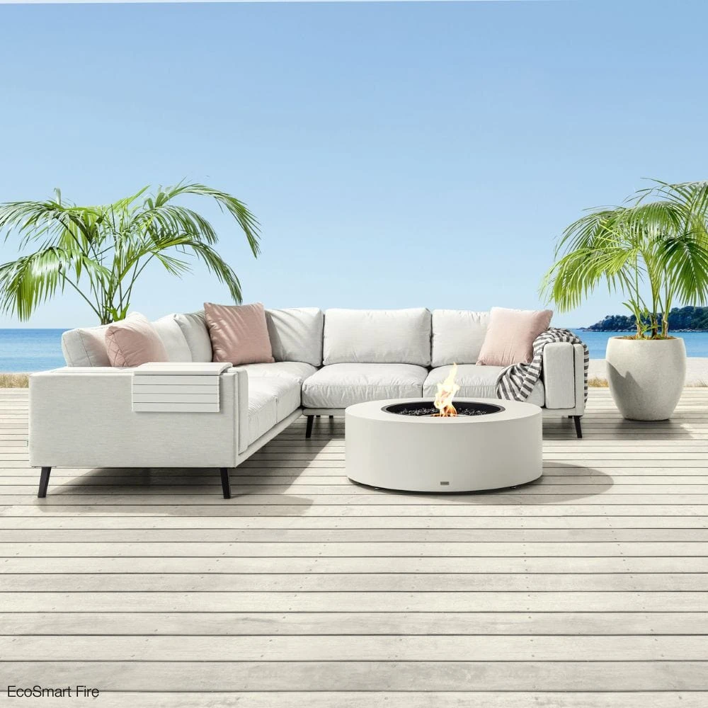 EcoSmart Fire Ark 39-Inch Round Concrete Fire Pit Table 9 EcoSmart Fire Ark 39-Inch Round Concrete Fire Pit Table - Image 9