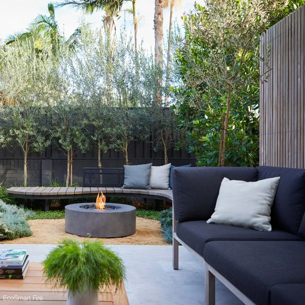 EcoSmart Fire Ark 39-Inch Round Concrete Fire Pit Table 7 EcoSmart Fire Ark 39-Inch Round Concrete Fire Pit Table - Image 7