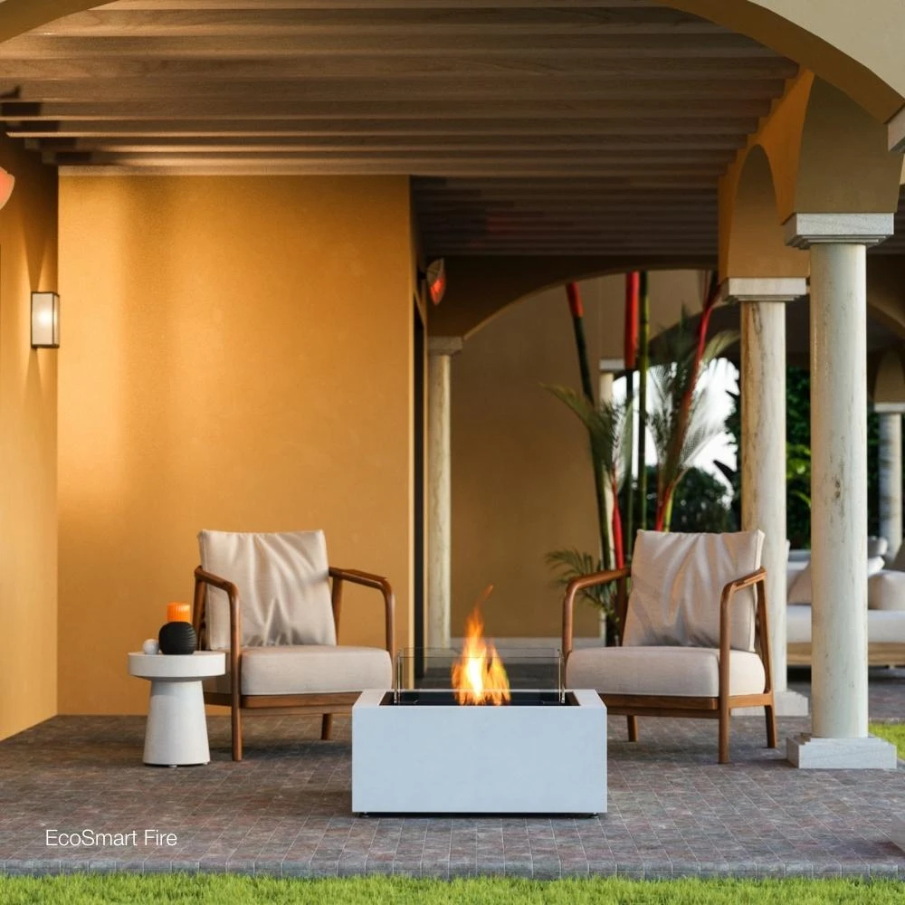 EcoSmart Fire Base 30-Inch Square Fire Pit Table 2 EcoSmart Fire Base 30-Inch Square Fire Pit Table - Image 2