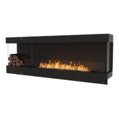 EcoSmart Fire Flex Bay 3-Sided Ethanol Firebox With Decorative Box -Empire || Superior || Grand Canyon Sales Shop ecosmart fire ecosmart fire flex bay 3 sided ethanol firebox with decorative box 86 wide left side 13742031011934