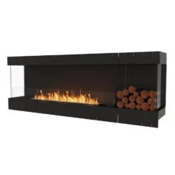 EcoSmart Fire Flex Bay 3-Sided Ethanol Firebox With Decorative Box -Empire || Superior || Grand Canyon Sales Shop ecosmart fire ecosmart fire flex bay 3 sided ethanol firebox with decorative box 86 wide right side 13742031339614