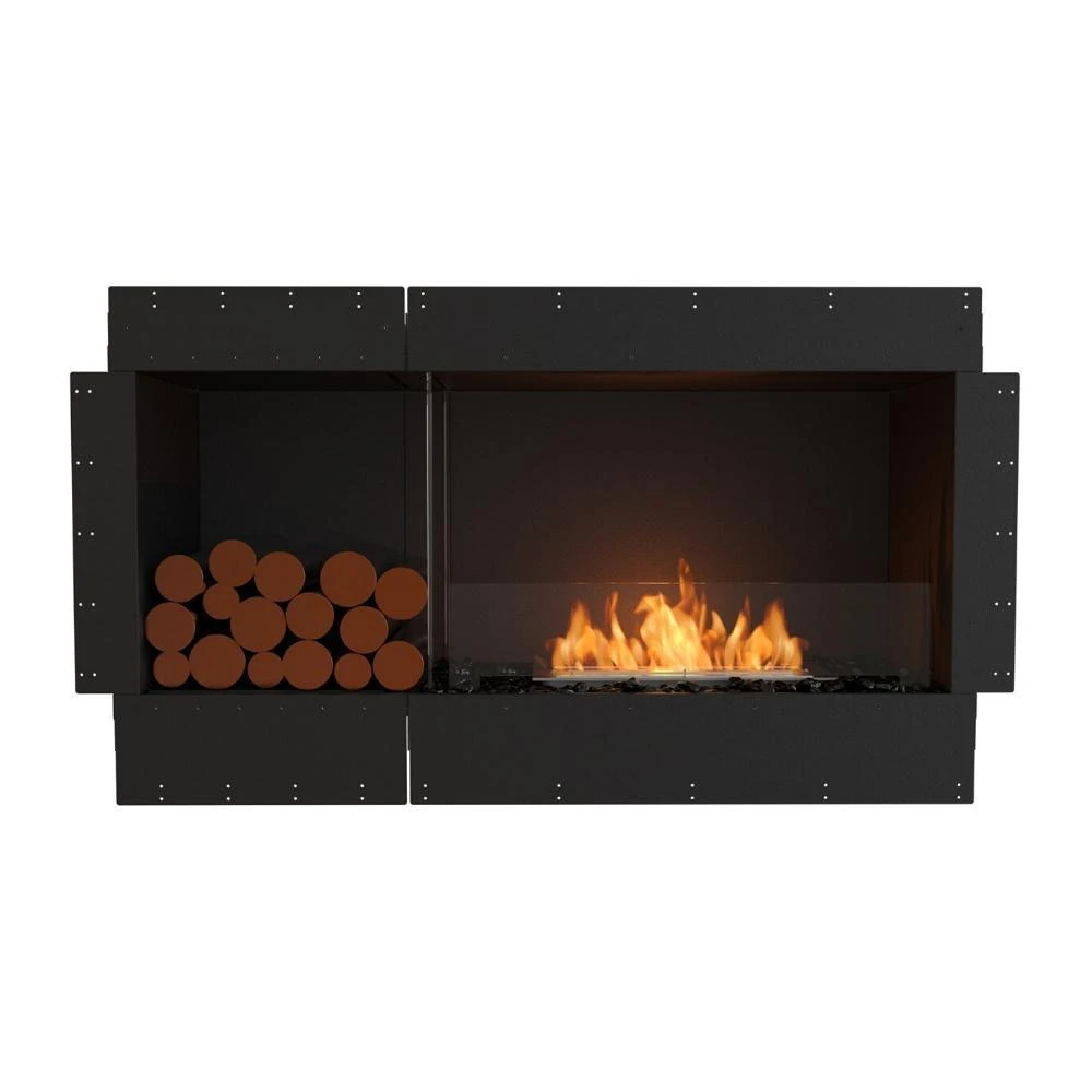 EcoSmart Fire Flex Single Sided Ethanol Firebox With Decorative Box 1 EcoSmart Fire Flex Single Sided Ethanol Firebox With Decorative Box