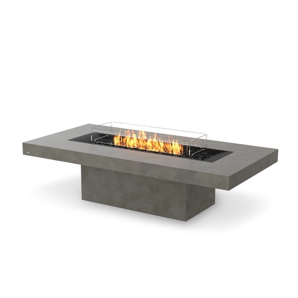 EcoSmart Fire Gin 90 Chat Height Rectangular Fire Pit Table 2 EcoSmart Fire Gin 90 Chat Height Rectangular Fire Pit Table - Image 2