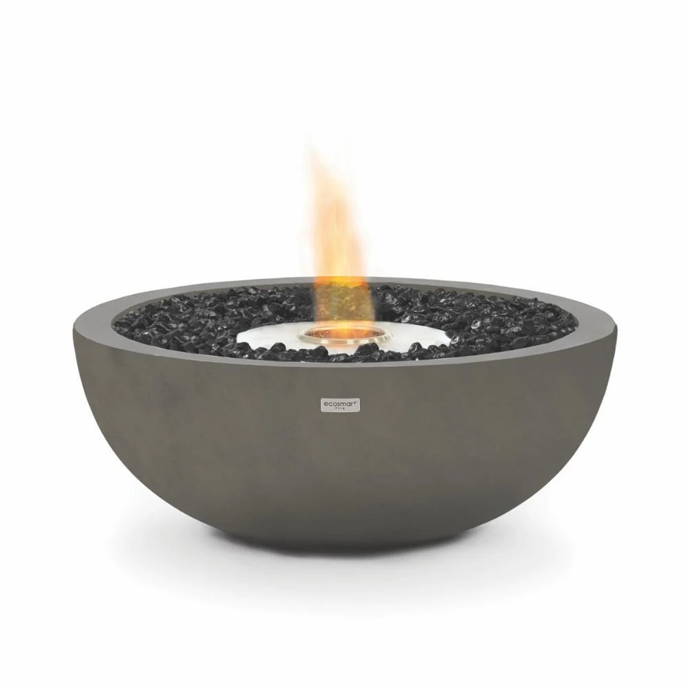 EcoSmart Fire Mix Round Concrete Ethanol Fire Bowl 1 EcoSmart Fire Mix Round Concrete Ethanol Fire Bowl