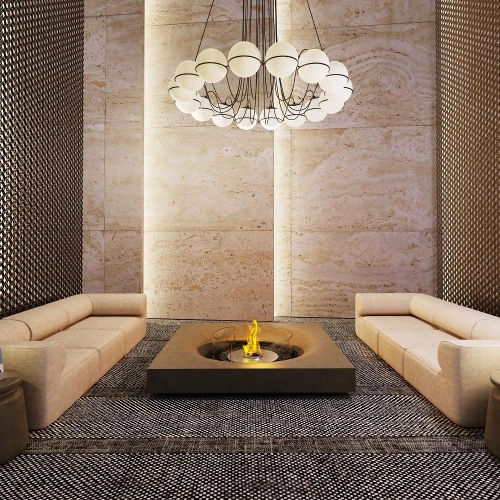 EcoSmart Fire Round 20 Indoor/Outdoor Fire Pit Kit 2 EcoSmart Fire Round 20 Indoor/Outdoor Fire Pit Kit - Image 2