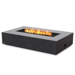 EcoSmart Fire Wharf 65-Inch Rectangular Fire Pit Table -Empire || Superior || Grand Canyon Sales Shop ecosmart fire ecosmart fire wharf 65 rectangular concrete fire pit table outdoor lp ng gas graphite 13757860053086