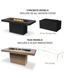 EcoSmart Fire Gin 90 Bar Height Rectangular Fire Pit Table 19 EcoSmart Fire Gin 90 Bar Height Rectangular Fire Pit Table -Empire || Superior || Grand Canyon Sales Shop ecosmart fire gin 90 bar height rectangular fire pit table 29706778574942