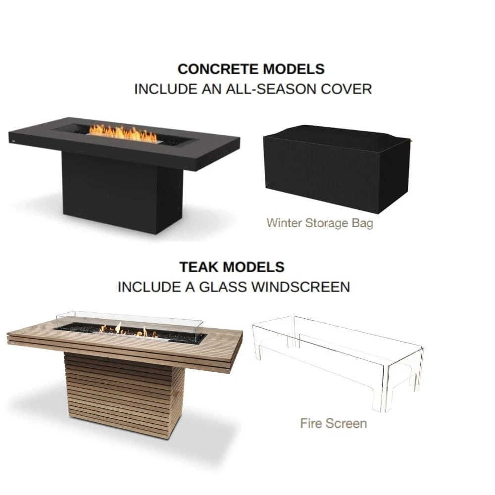 EcoSmart Fire Gin 90 Bar Height Rectangular Fire Pit Table 8 EcoSmart Fire Gin 90 Bar Height Rectangular Fire Pit Table - Image 8