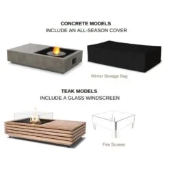 EcoSmart Fire Manhattan 50 Compact Rectangular Fire Pit Table 27 EcoSmart Fire Manhattan 50 Compact Rectangular Fire Pit Table -Empire || Superior || Grand Canyon Sales Shop ecosmart fire manhattan 50 compact rectangular fire pit table 29707676287070