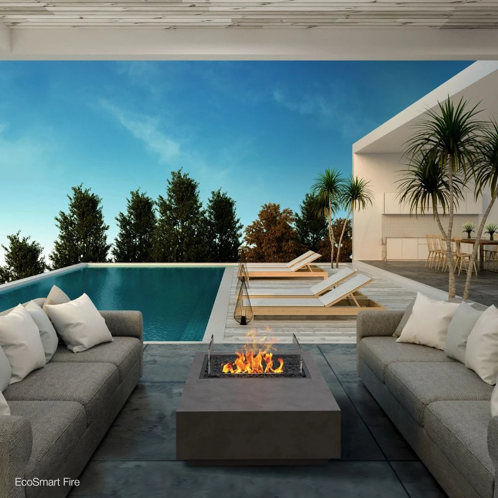 EcoSmart Fire Manhattan 50 Compact Rectangular Fire Pit Table 5 EcoSmart Fire Manhattan 50 Compact Rectangular Fire Pit Table - Image 5