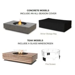 EcoSmart Fire Martini 50-Inch Rectangular Fire Pit Table 35 EcoSmart Fire Martini 50-Inch Rectangular Fire Pit Table -Empire || Superior || Grand Canyon Sales Shop ecosmart fire martini 50 inch rectangular fire pit table 29707678285918