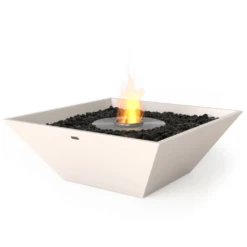 EcoSmart Fire Nova 600 24-Inch Square Concrete Ethanol Fire Bowl -Empire || Superior || Grand Canyon Sales Shop ecosmart fire nova 600 round concrete bioethanol fire pit 28584051933278