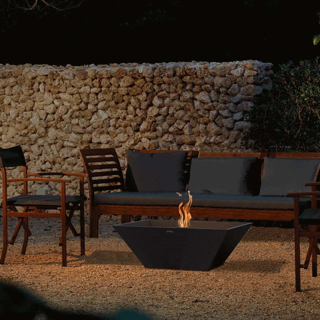 EcoSmart Fire Nova 850 33-Inch Square Concrete Ethanol Fire Bowl 3 EcoSmart Fire Nova 850 33-Inch Square Concrete Ethanol Fire Bowl - Image 3