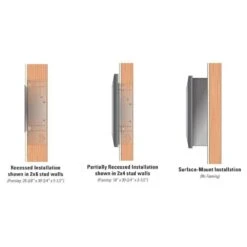 Empire Boulevard 30-Inch Slim Line Wall Mounted/Recessed Vent-Free Gas Fireplace -Empire || Superior || Grand Canyon Sales Shop empire boulevard 30 slim line wall mounted recessed vent free gas fireplace 28560308830302