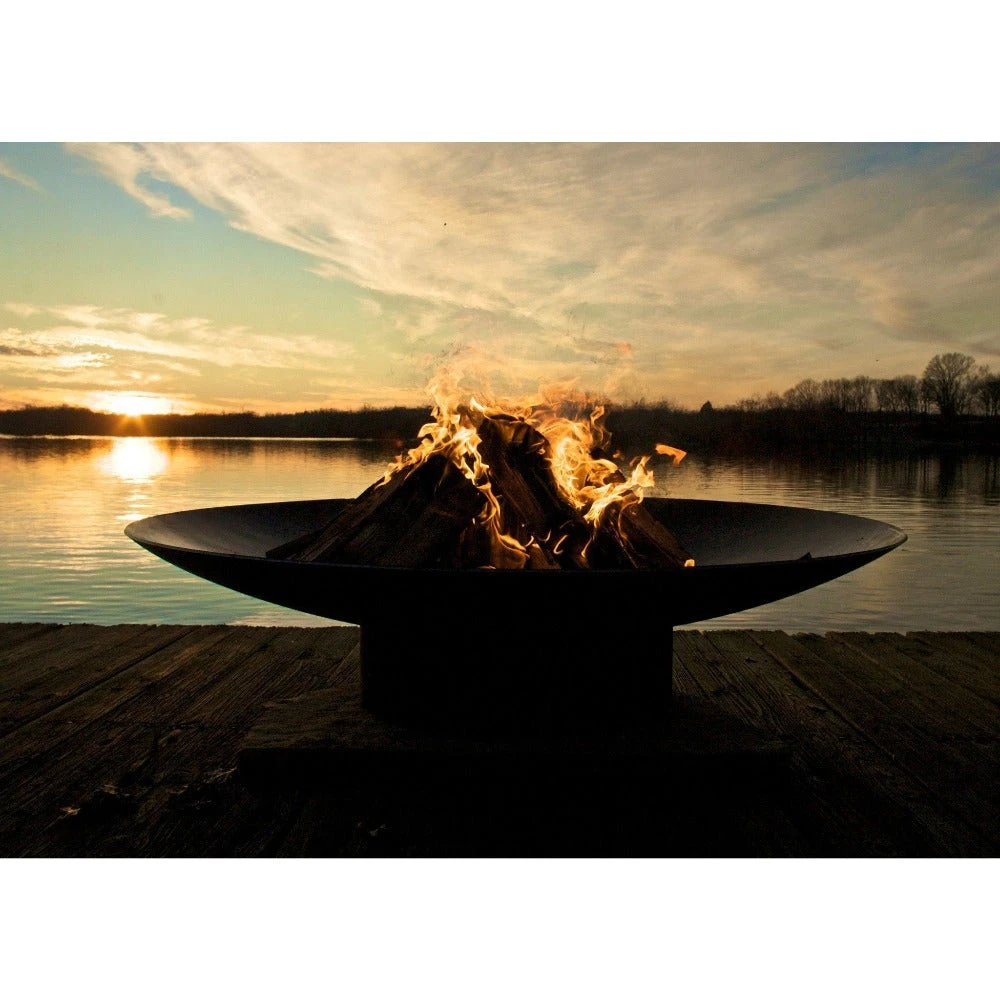 Fire Pit Art Asia 72-Inch Handcrafted Carbon Steel Fire Pit (AS72) 2 Fire Pit Art Asia 72-Inch Handcrafted Carbon Steel Fire Pit (AS72) - Image 2