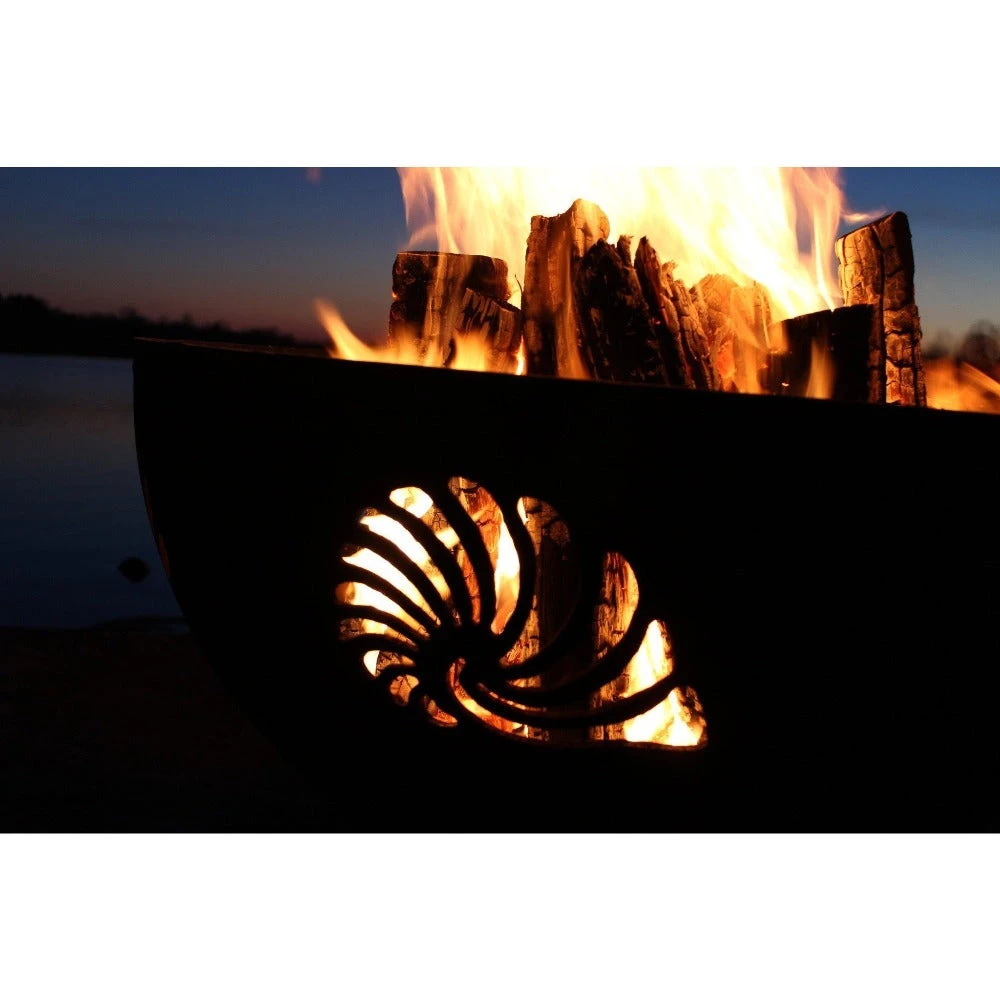 Fire Pit Art Beachcomber 36-Inch Handcrafted Carbon Steel Fire Pit (BEACH) 7 Fire Pit Art Beachcomber 36-Inch Handcrafted Carbon Steel Fire Pit (BEACH) - Image 7