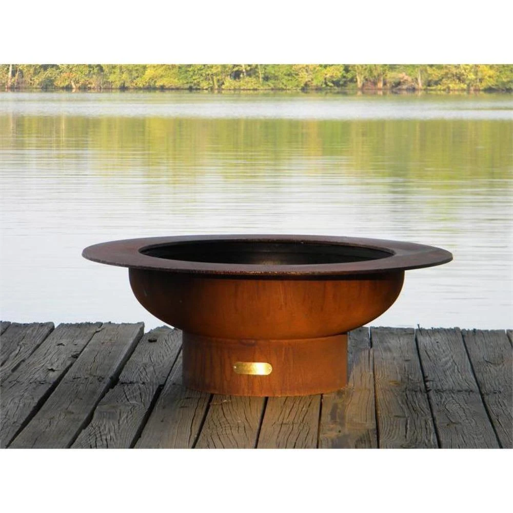 Fire Pit Art Saturn 40-Inch Handcrafted Carbon Steel Fire Pit (SAT) 6 Fire Pit Art Saturn 40-Inch Handcrafted Carbon Steel Fire Pit (SAT) - Image 6