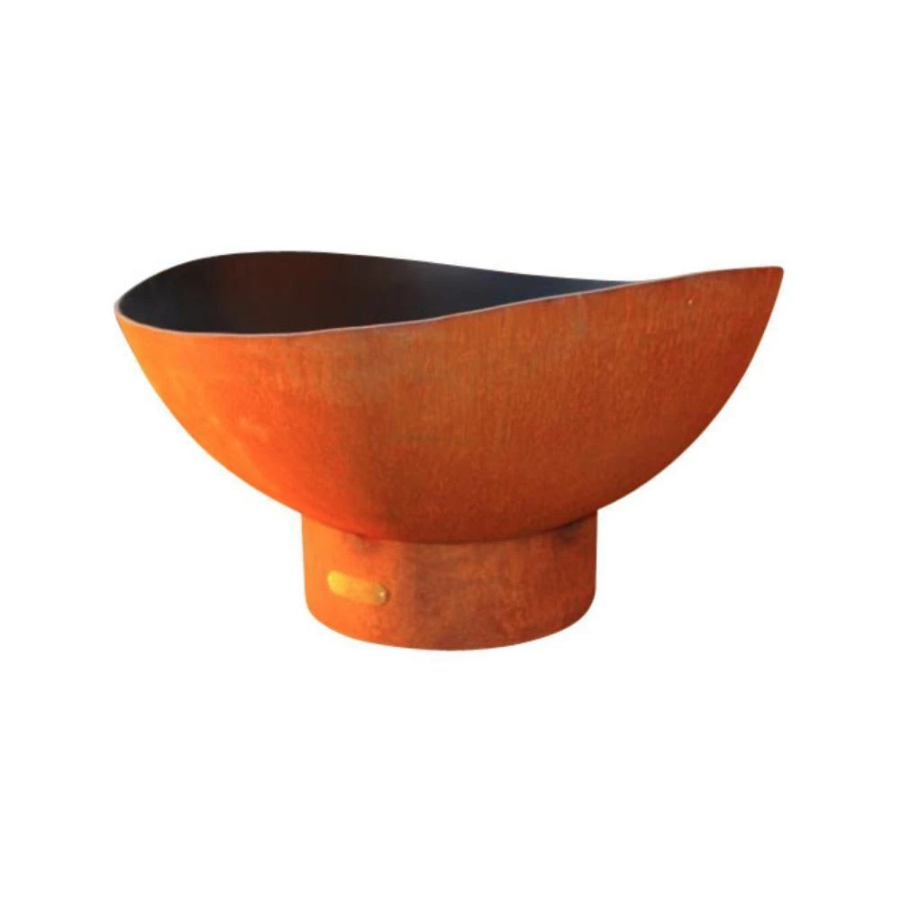 Fire Pit Art Scallop 36-Inch Handcrafted Carbon Steel Fire Pit (SC) 1 Fire Pit Art Scallop 36-Inch Handcrafted Carbon Steel Fire Pit (SC)