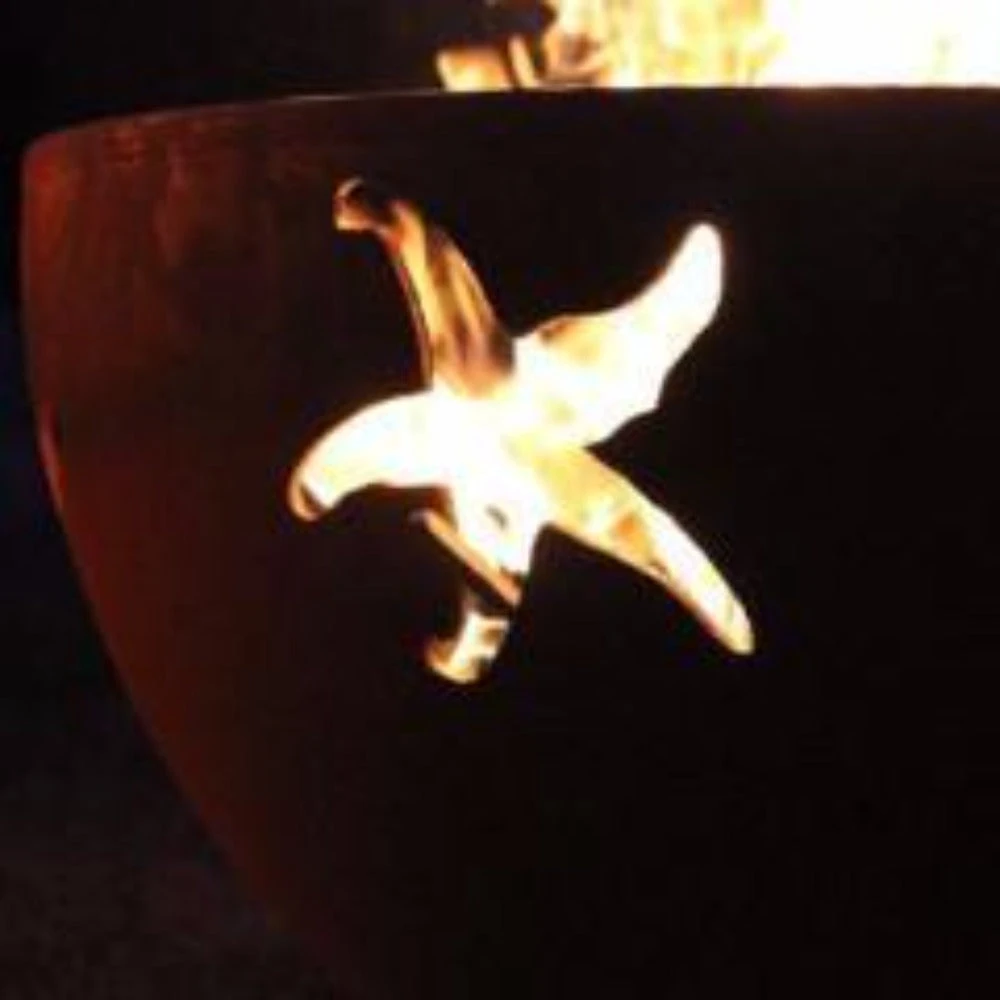 Fire Pit Art Sea Creatures 36-Inch Handcrafted Carbon Steel Fire Pit (SEA) 3 Fire Pit Art Sea Creatures 36-Inch Handcrafted Carbon Steel Fire Pit (SEA) - Image 3