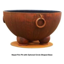 Fire Pit Art Nepal 41-Inch Handcrafted Carbon Steel Fire Pit (NP) 21 Fire Pit Art Nepal 41-Inch Handcrafted Carbon Steel Fire Pit (NP) -Empire || Superior || Grand Canyon Sales Shop fire pit art nepal 41 inch handcrafted carbon steel fire pit np np 604310978686 28848883236958