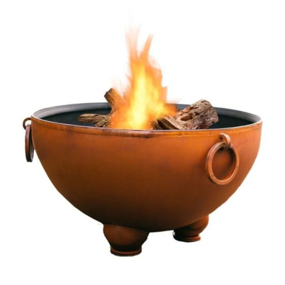 Fire Pit Art Nepal 41-Inch Handcrafted Carbon Steel Fire Pit (NP) 1 Fire Pit Art Nepal 41-Inch Handcrafted Carbon Steel Fire Pit (NP)