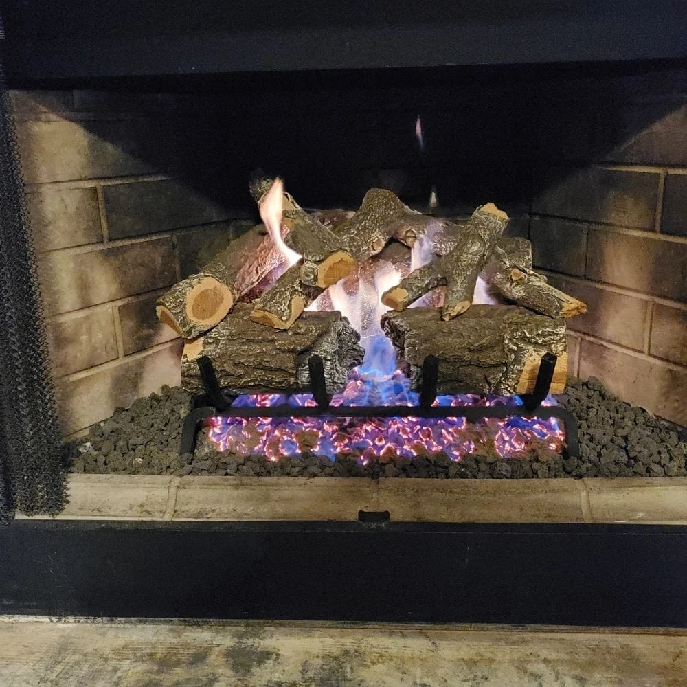 Grand Canyon Weathered Oak Vent-Free Indoor Gas Log Set Insert 5 Grand Canyon Weathered Oak Vent-Free Indoor Gas Log Set Insert - Image 5