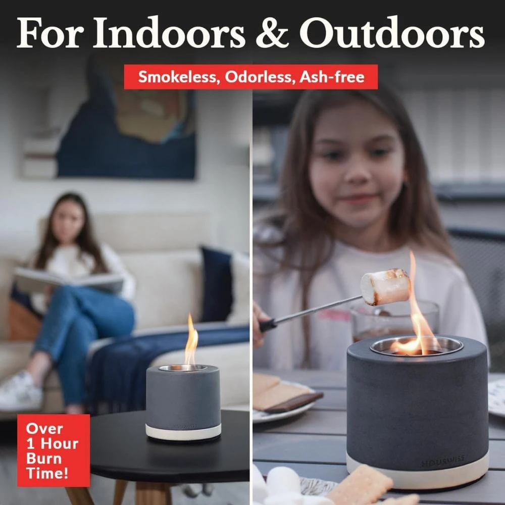 Houswise Altair 5-Inch Round Table Top Ethanol Fire Pit 2 Houswise Altair 5-Inch Round Table Top Ethanol Fire Pit - Image 2