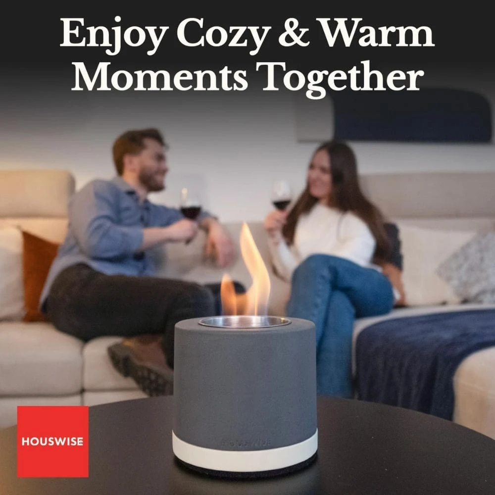 Houswise Altair 5-Inch Round Table Top Ethanol Fire Pit 3 Houswise Altair 5-Inch Round Table Top Ethanol Fire Pit - Image 3