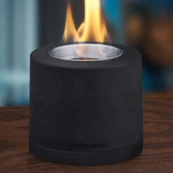 Houswise Altair 5-Inch Round Table Top Ethanol Fire Pit 21 Houswise Altair 5-Inch Round Table Top Ethanol Fire Pit -Empire || Superior || Grand Canyon Sales Shop houswise altair 5 inch round tabletop ethanol fire pit black tfp round blck 860009928589 30639789178974