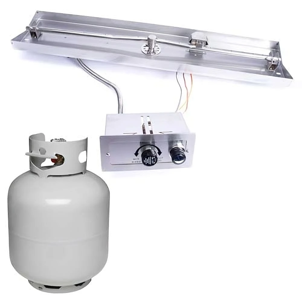 HPC Interlink Gas Fire Pit Insert With Push Button Ignition 4 HPC Interlink Gas Fire Pit Insert With Push Button Ignition - Image 4