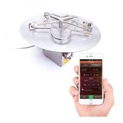 HPC Round Flat Gas Fire Pit Insert With Hi/Lo Electronic Ignition And Torpedo Burner -Empire || Superior || Grand Canyon Sales Shop hpc round flat torpedo gas fire pit insert with hi lo smart electronic ignition 30336930906206