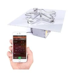 HPC Square Flat Gas Fire Pit Insert With Hi/Lo Electronic Ignition And Standard Burner 9 HPC Square Flat Gas Fire Pit Insert With Hi/Lo Electronic Ignition And Standard Burner -Empire || Superior || Grand Canyon Sales Shop hpc square flat standard gas fire pit insert with hi lo smart electronic ignition 30336931659870