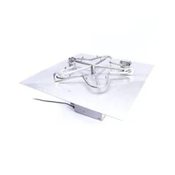 HPC Square Flat Gas Fire Pit Insert With On/Off Electronic Ignition And Torpedo Burner -Empire || Superior || Grand Canyon Sales Shop hpc square flat torpedo gas fire pit insert with on off electronic ignition 30337047298142