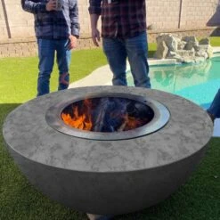 Modern Blaze 42-Inch Smokeless Round Concrete Fire Bowl 18 Modern Blaze 42-Inch Smokeless Round Concrete Fire Bowl -Empire || Superior || Grand Canyon Sales Shop modern blaze 42 inch smokeless round concrete fire pit 29749161164894