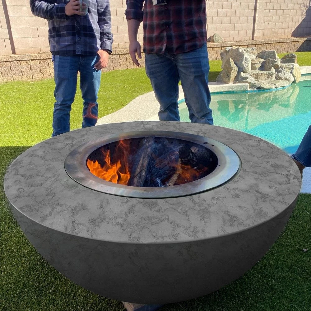 Modern Blaze 42-Inch Smokeless Round Concrete Fire Bowl 3 Modern Blaze 42-Inch Smokeless Round Concrete Fire Bowl - Image 3