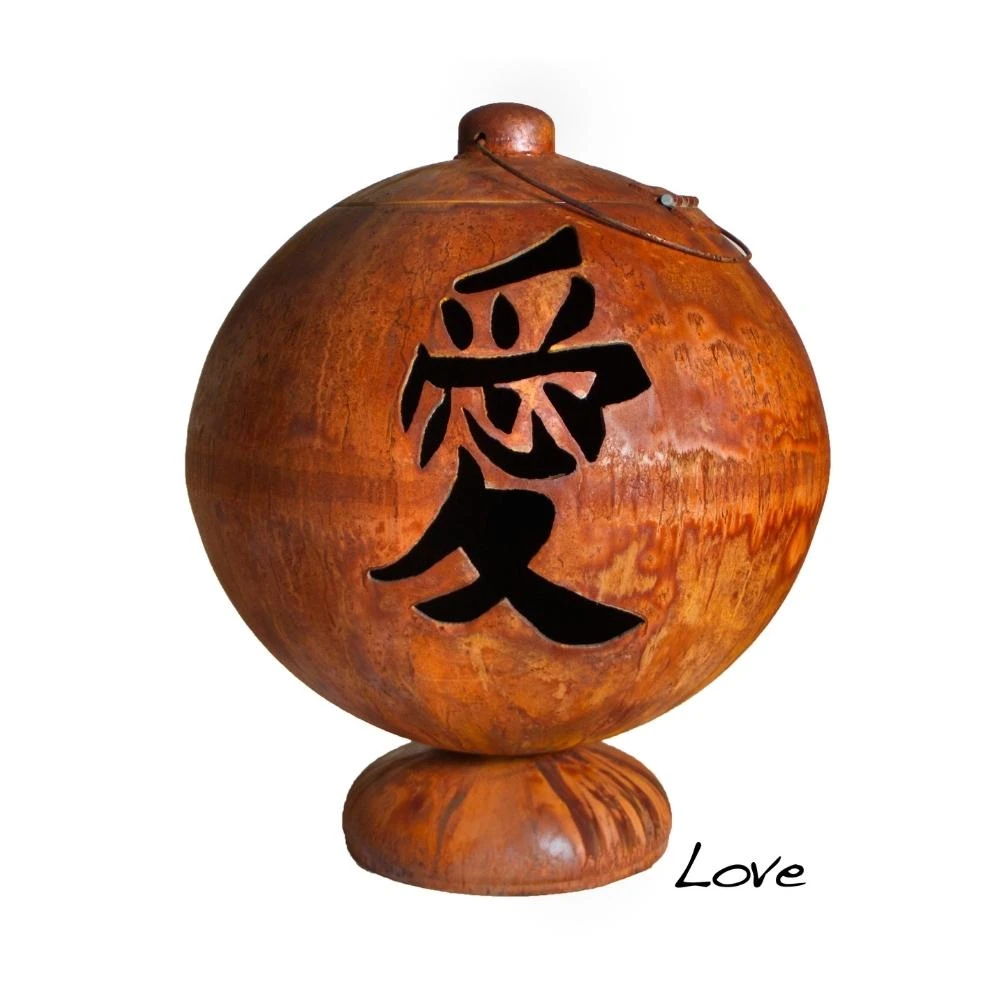 Ohio Flame "Live, Laugh, Love" Fire Globe 4 Ohio Flame "Live, Laugh, Love" Fire Globe - Image 4