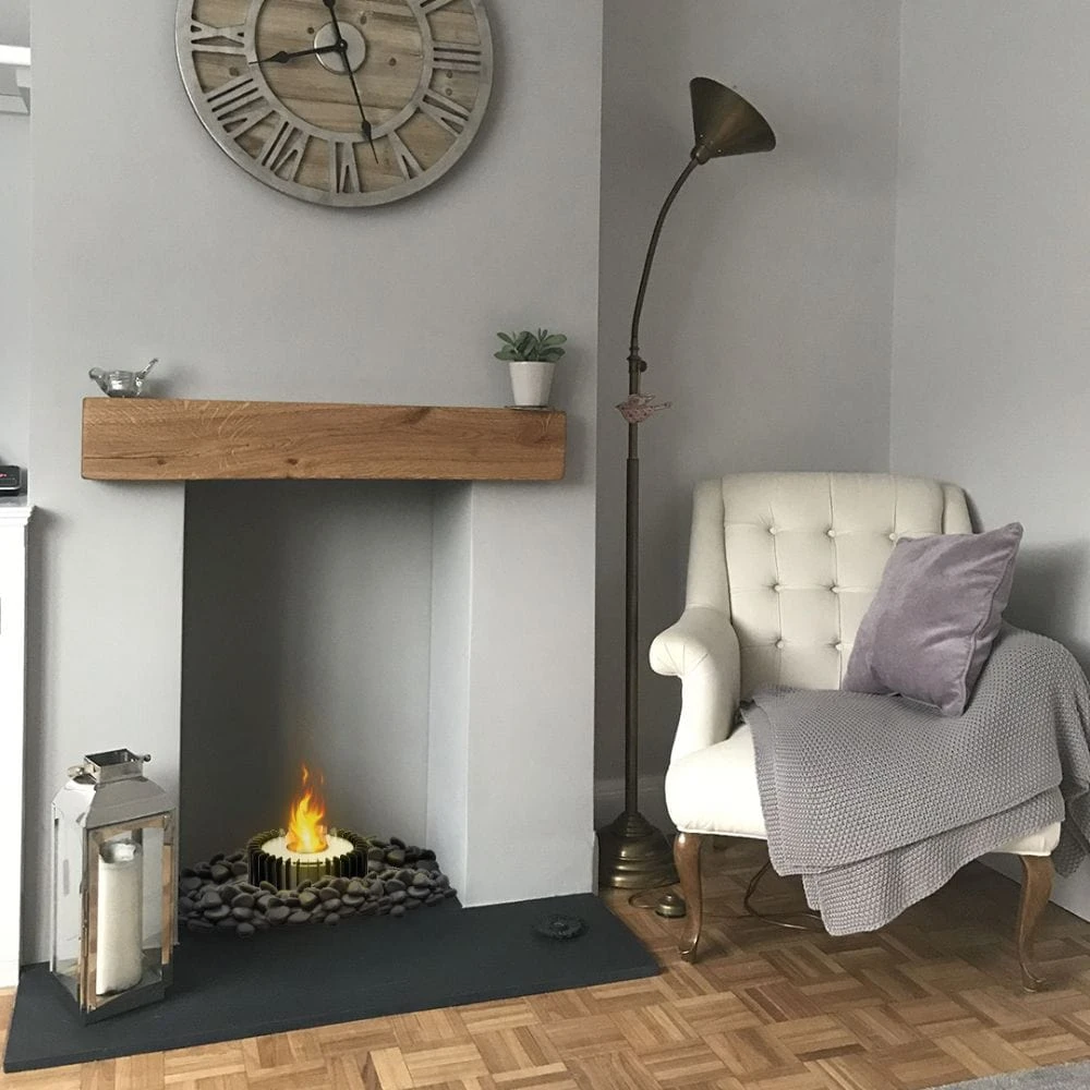 The Bio Flame 13-Inch Grate Kit Round Ethanol Fireplace Insert 2 The Bio Flame 13-Inch Grate Kit Round Ethanol Fireplace Insert - Image 2