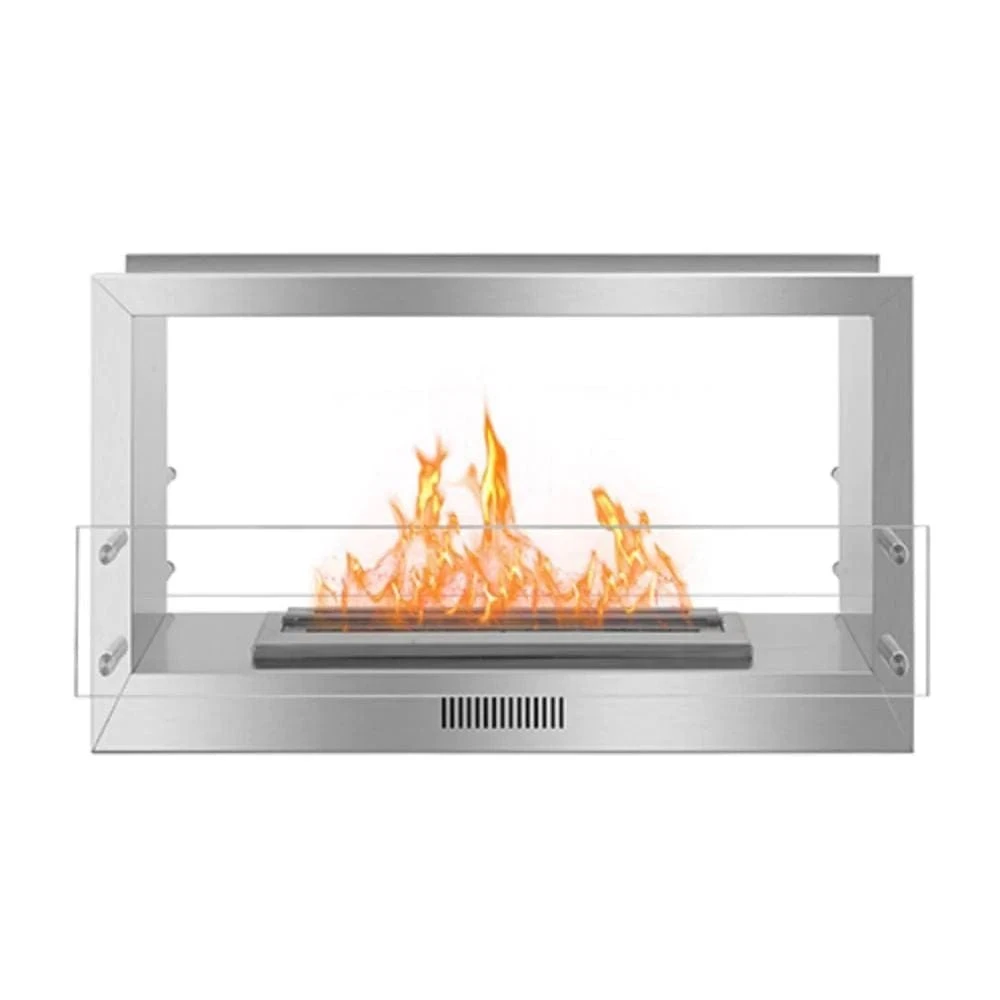 The Bio Flame 38-Inch Firebox DS Built-in See-Through Ethanol Fireplace 1 The Bio Flame 38-Inch Firebox DS Built-in See-Through Ethanol Fireplace